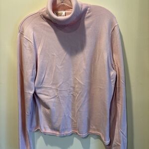 Talbots Light Pink Cowl Neck Sweater